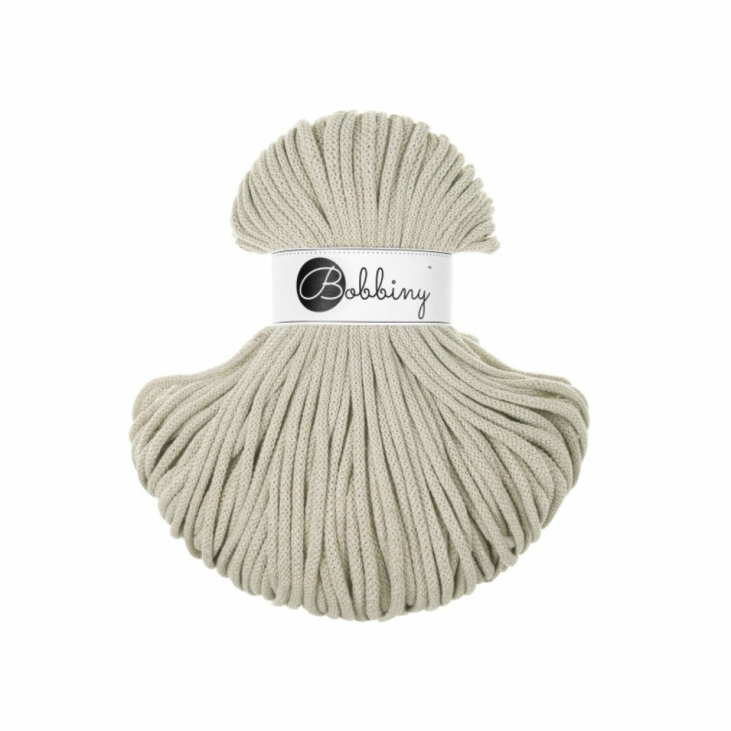 Bobbiny Braided Cord 5mm 100m - Pale Olive