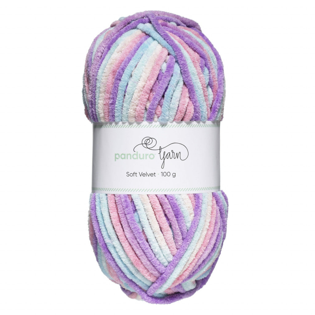Garn Velvet, 100g - Lys Pastell