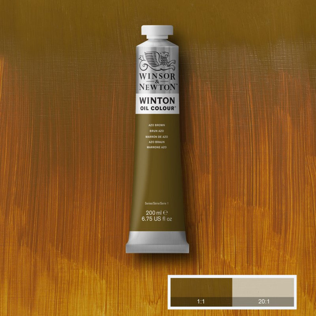 W&N - Winton Oil 200ml - 389 Azo Brown