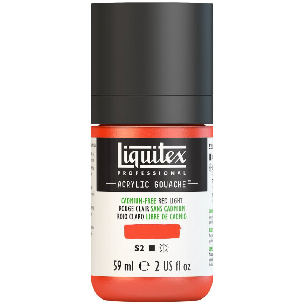 Liquitex Acrylic Gouache (matt) 59ml - 893 Cadmium-Free Red Light  S2