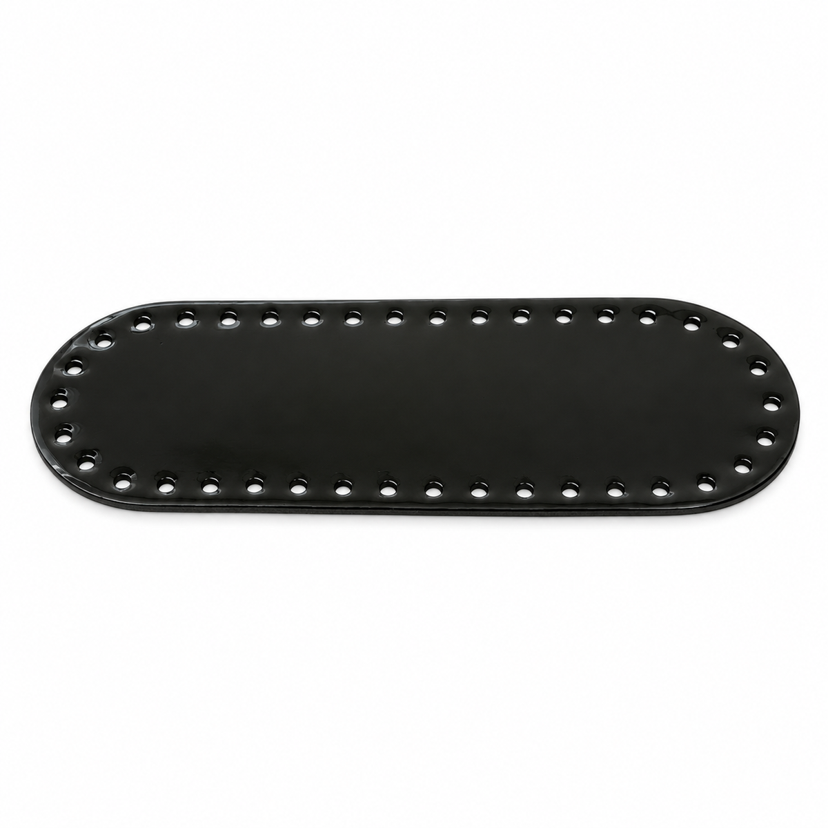Borgo de' Pazzi Veskebunn med Speileffekt - 21x8cm, Nero (Svart)