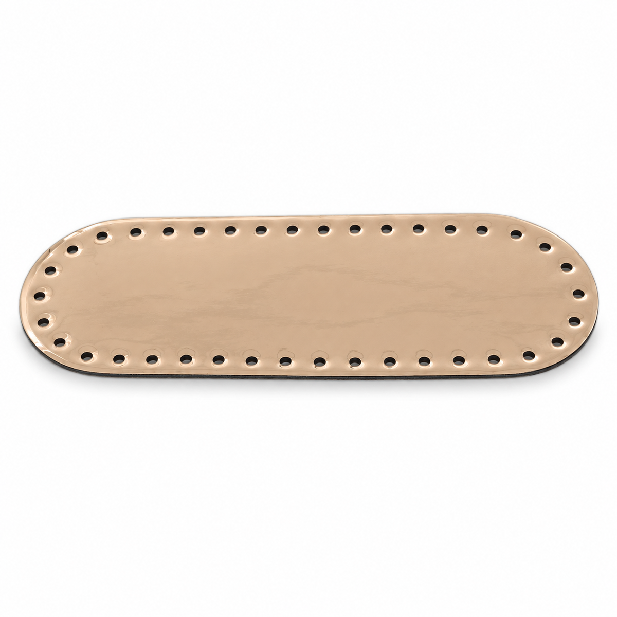Borgo de' Pazzi Veskebunn med Speileffekt - 21x8cm, Oro Rosa (Roségull)
