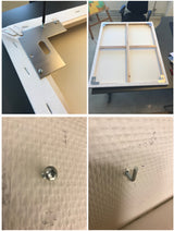 Beslag for bildeoppheng 4 stk