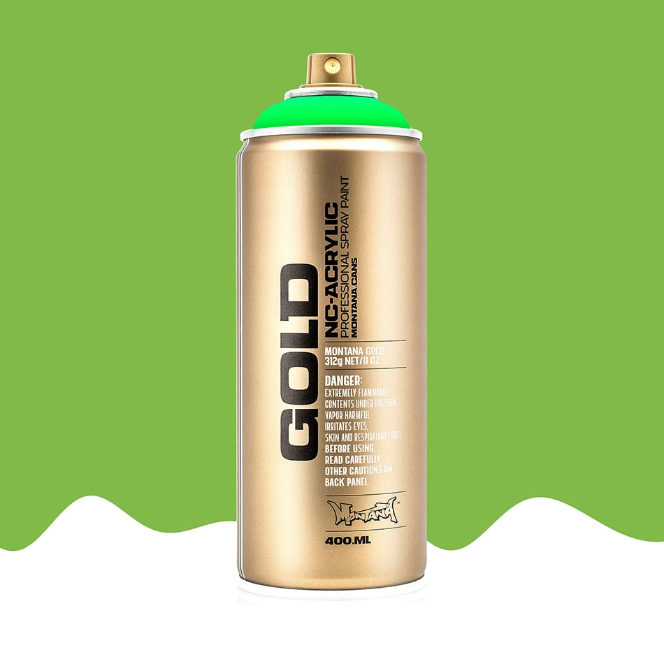 Montana - Gold 400ml - F6000 Fluorescent Acid Green