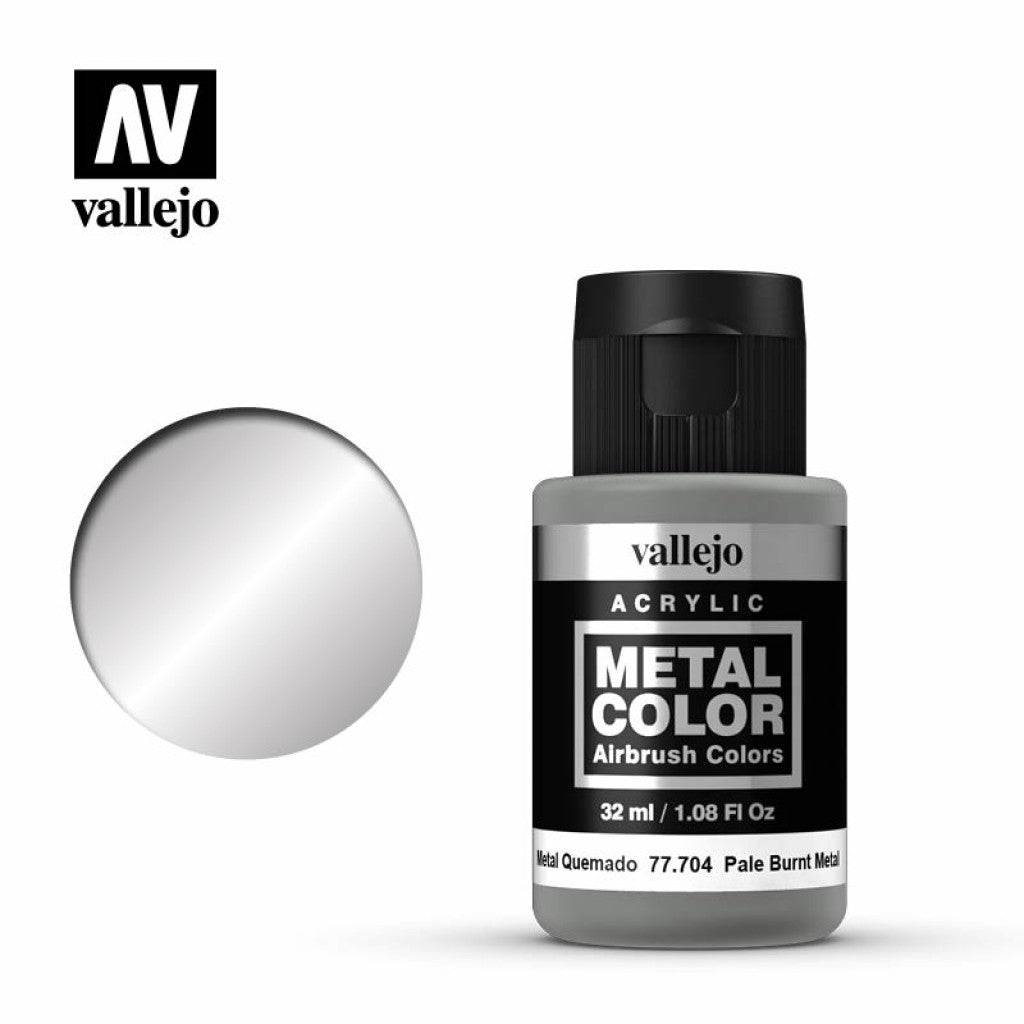 Vallejo Metal Color 77.704 - Pale Burnt Metal 32ml