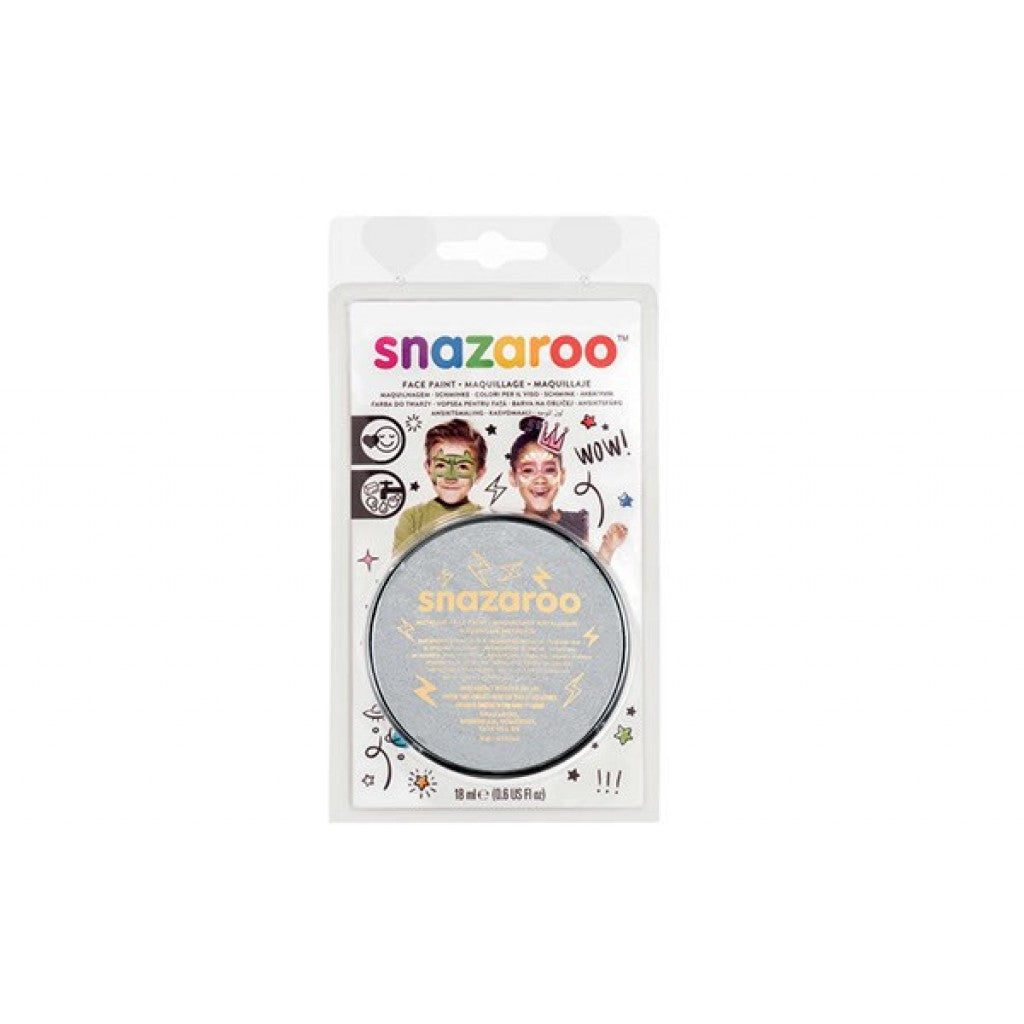 Snazaroo Ansiktsmaling, 18ml - Silver