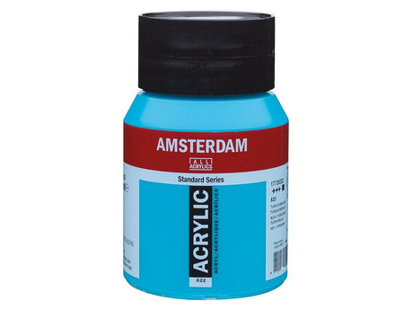 Amsterdam Standard 500ml - 522 Turquoise Blue - HobbyHimmelen