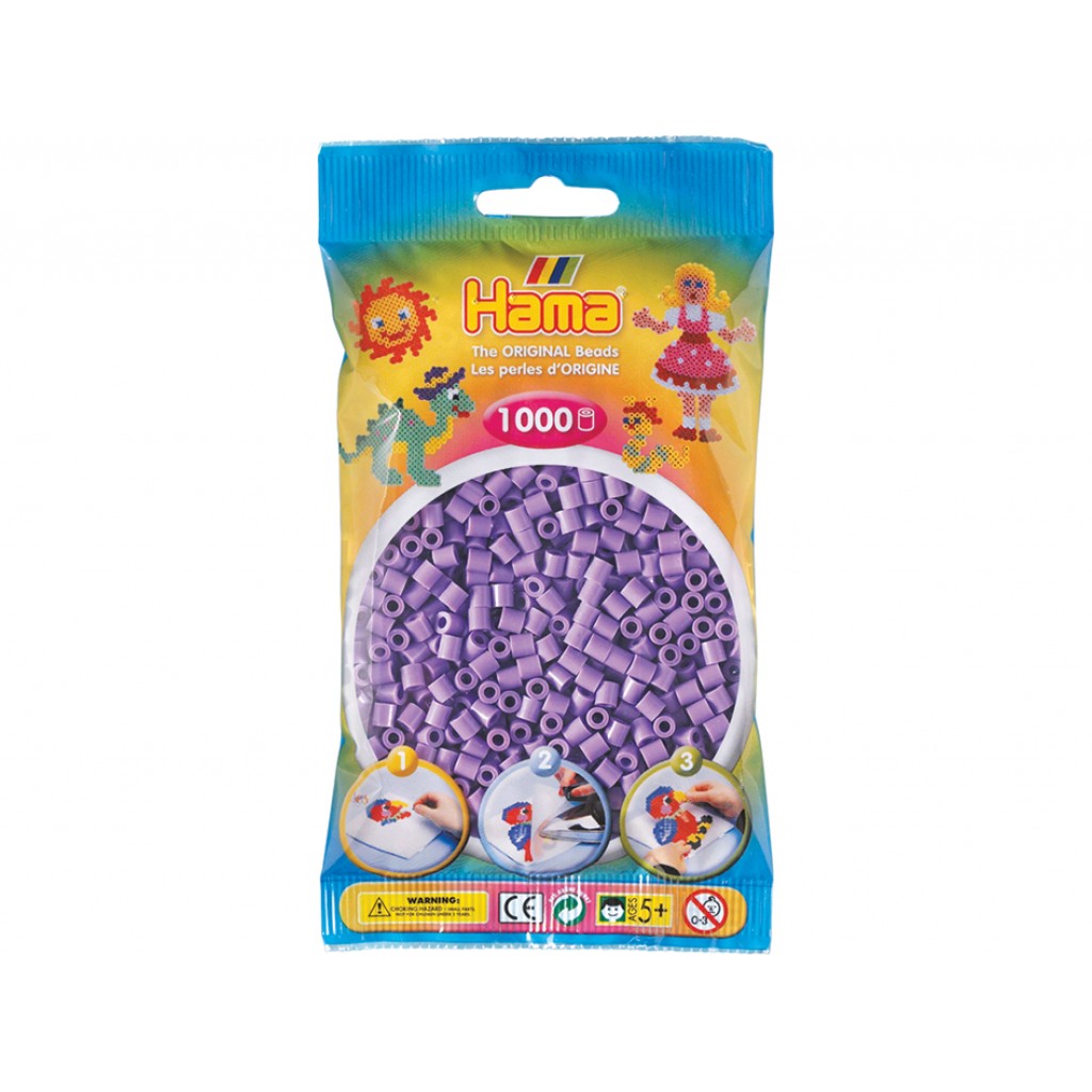 Hama Midi, 1000stk - 45 Pastell Lilla