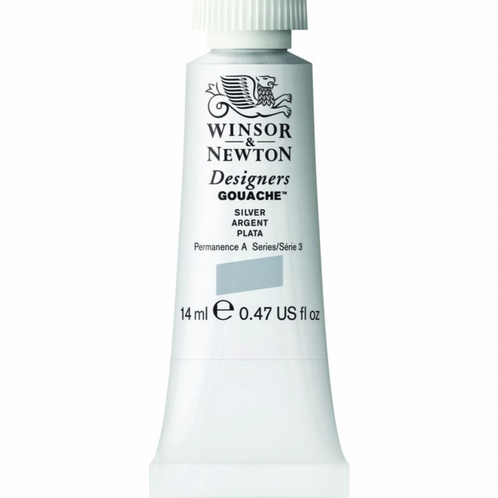 W&N - Designers Gouache 14ml - 617 Silver