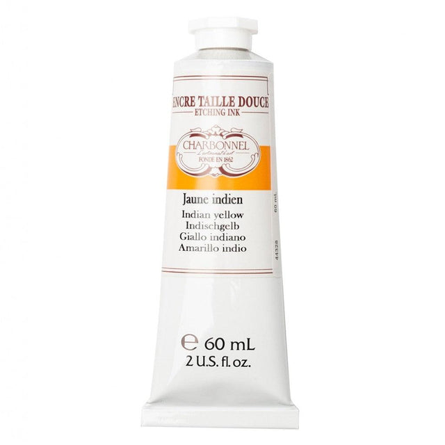 Charbonnel - Etching Ink 60ml - Indian Yellow - HobbyHimmelen