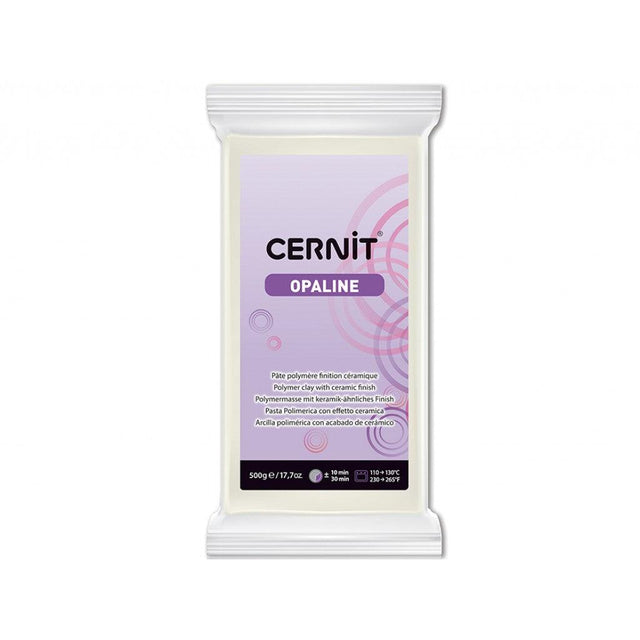 Cernit Opaline 500g - 010  Hvit - HobbyHimmelen