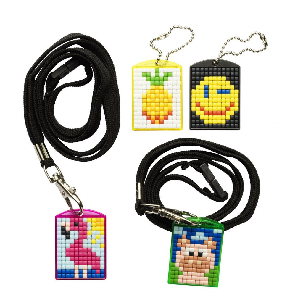 DIY kit JR Pixel nyckelring 4p
