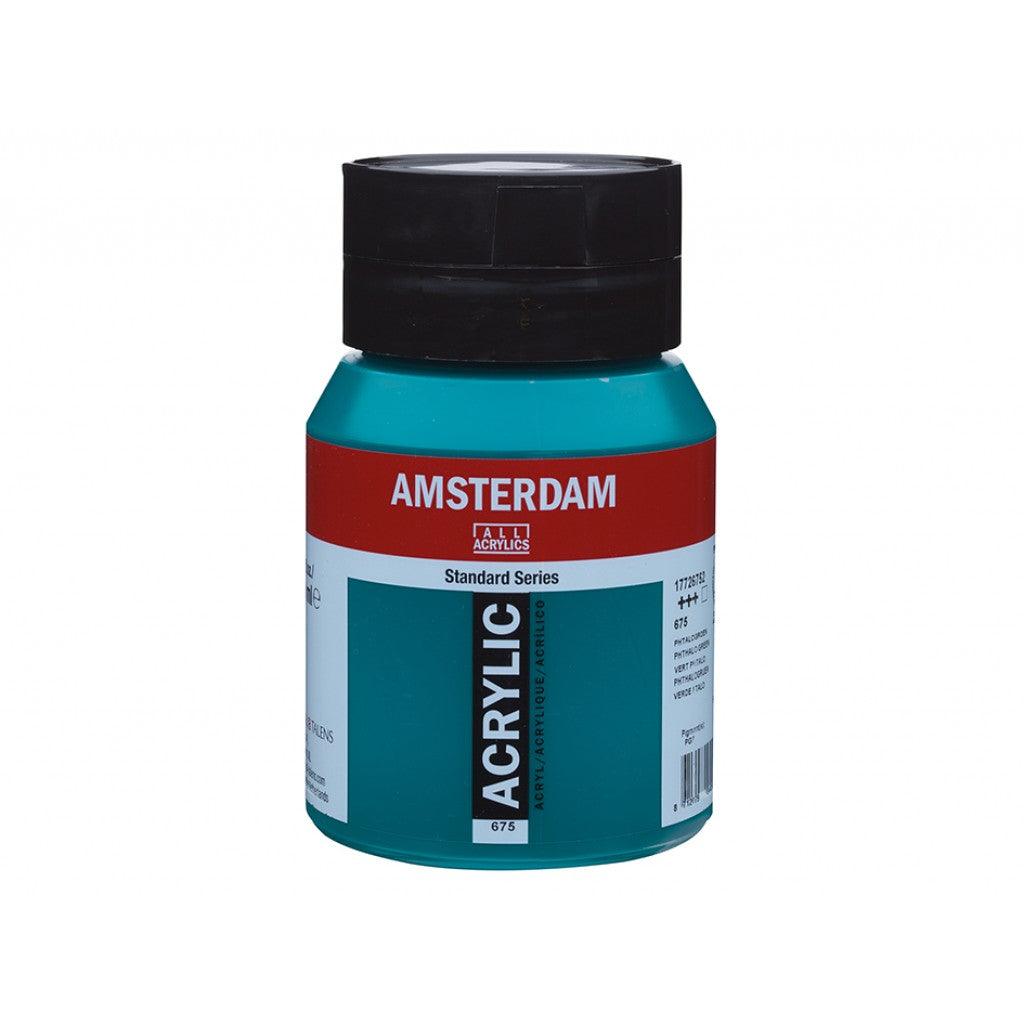 Amsterdam Standard 500ml - 675 Phthalo Green - HobbyHimmelen