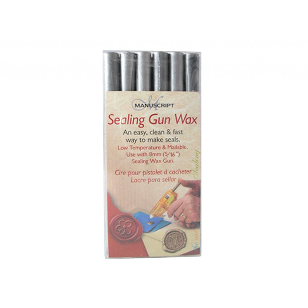 Manuscript Sealing Gun Wax - Sølv - 6stk