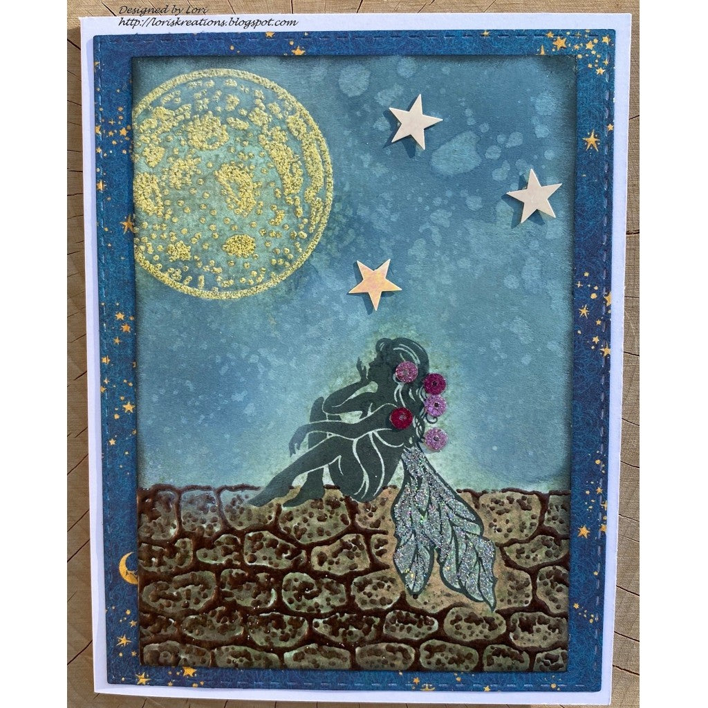 Fairy Hugs Clear Stamps-Stone Wall