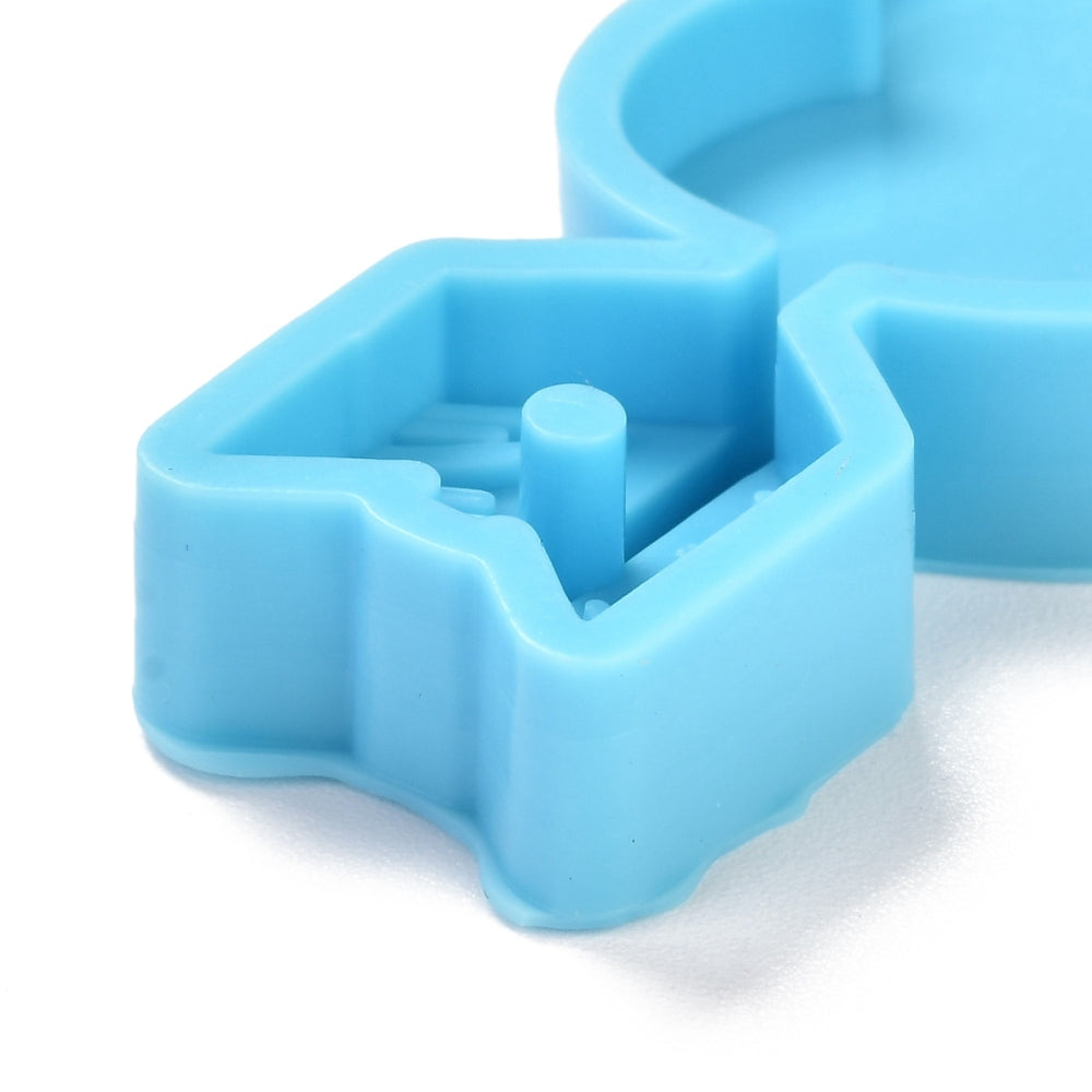 Silikonform 71x31x8mm - Hjerte med Pil