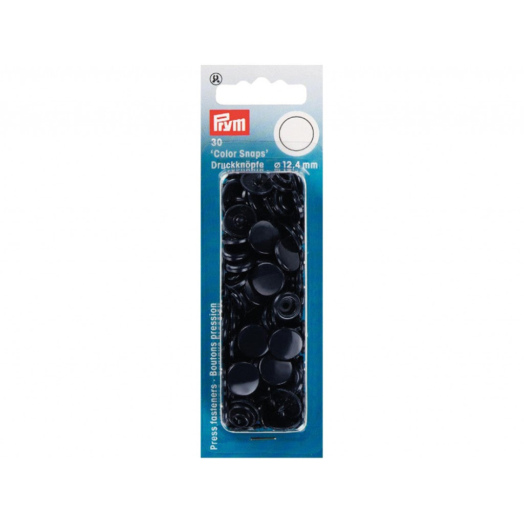 Prym Non-sew Color Snaps - Ø12.4 - Marineblå