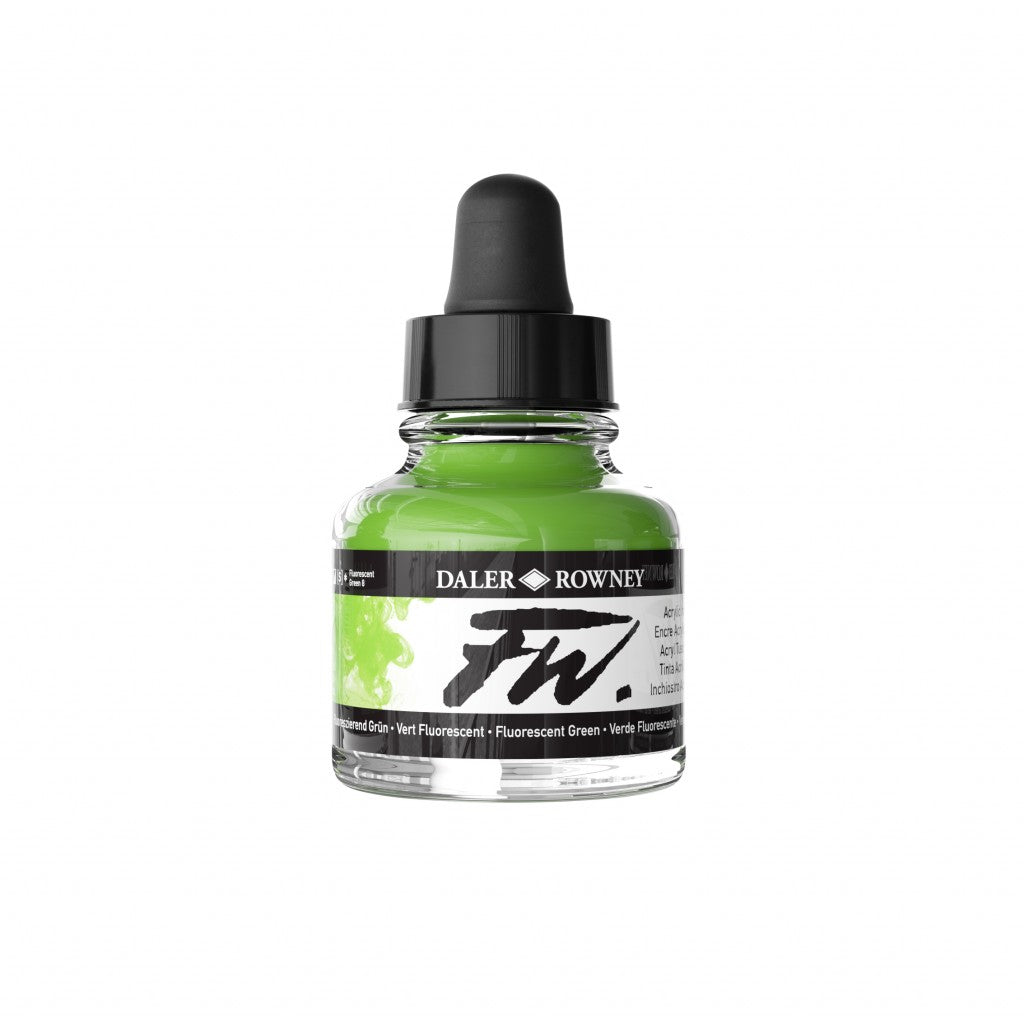 Daler Rowney - FW Ink 29,5ml - 349 Flourescent Green