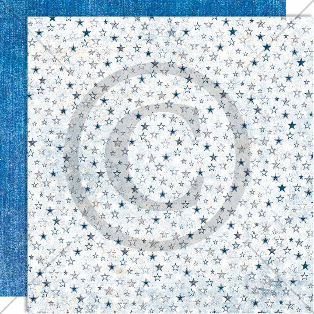 Papirdesign Mønsterark - Stjernedryss