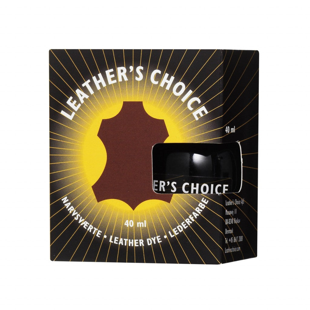 Leathers Choice - Lærfarge 40ml Rødbrun (Narvsverte)