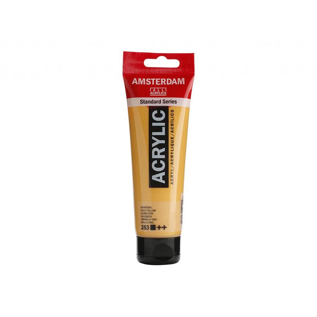 Amsterdam Standard 120ml - 253 Gold Yellow - HobbyHimmelen