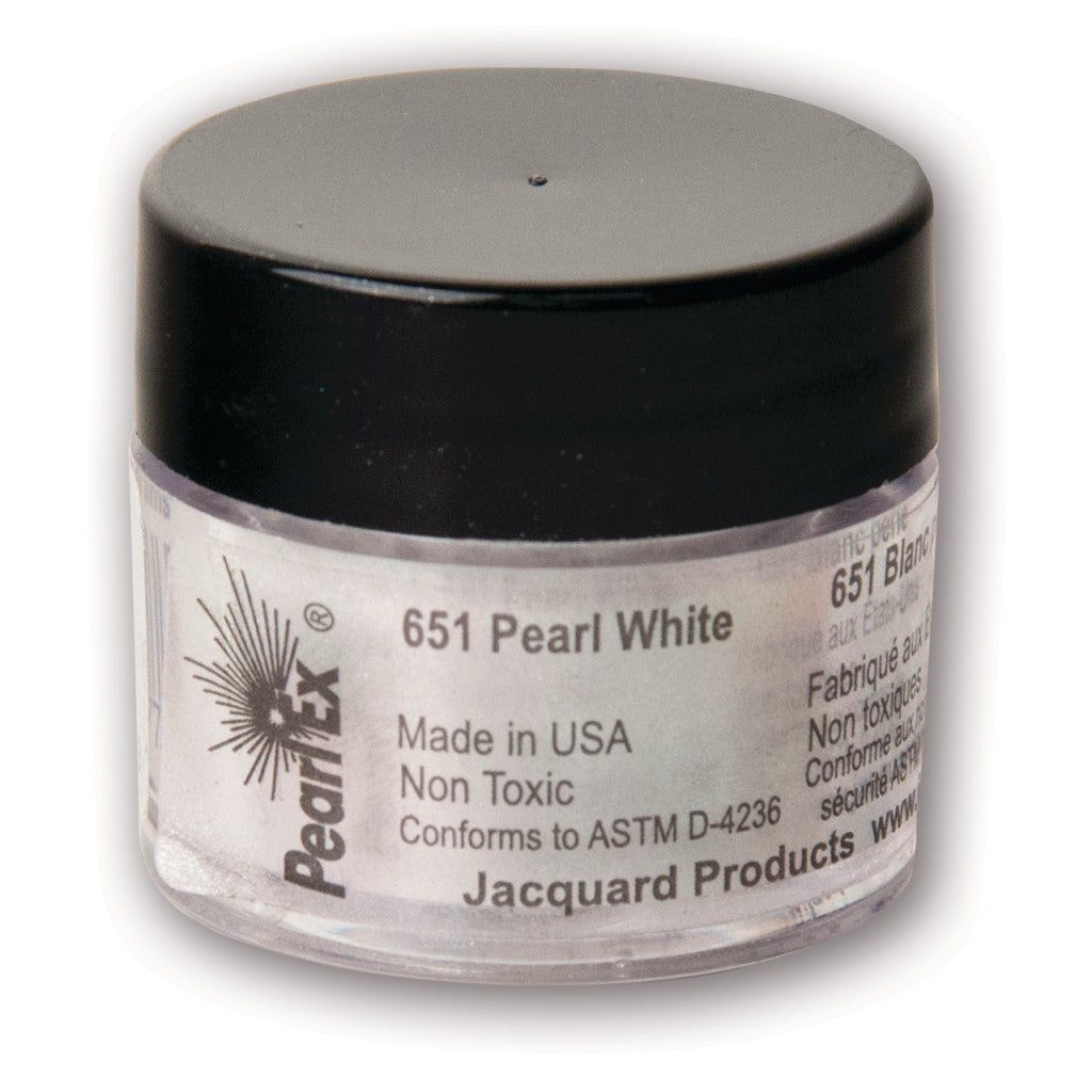 Pearl Ex Powdered Pigments, 3g Metallics - 651 Pearl White