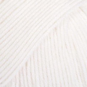 Baby Merino Uni - 1 Hvit - HobbyHimmelen