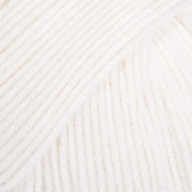 Baby Merino Uni - 1 Hvit - HobbyHimmelen