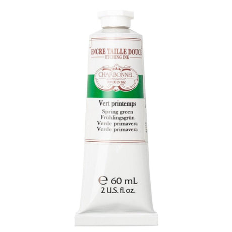 Charbonnel - Etching Ink 60ml - Spring Green - HobbyHimmelen