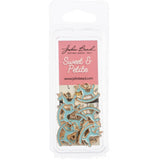 Sweet & Petite Charms -Rocking Horse Light Blue, 16x13mm 10/Pkg