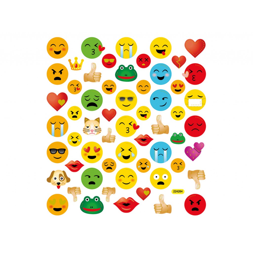 Klistremerker - Smileys