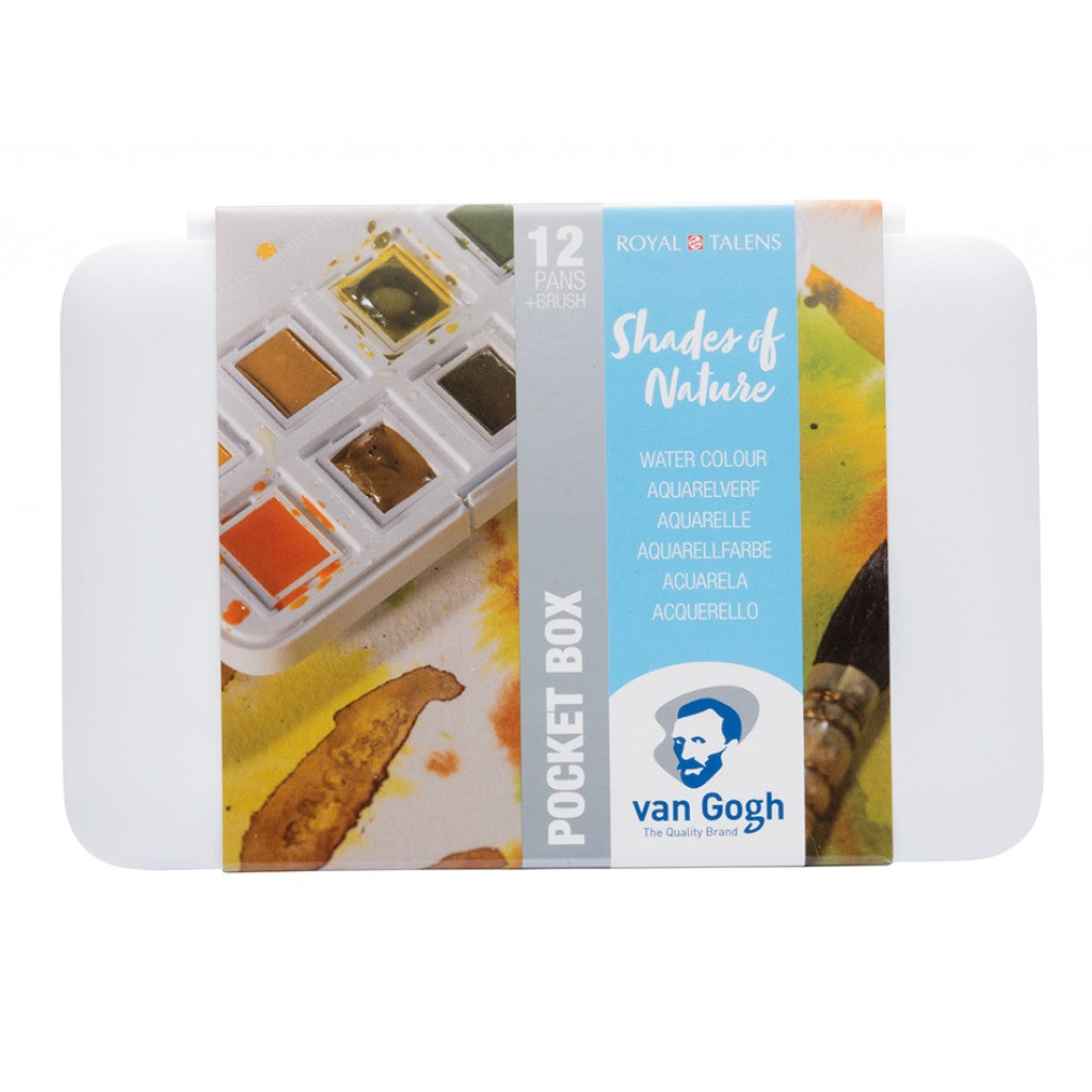 Van Gogh Akvarell - Pocketbox Shades of Nature