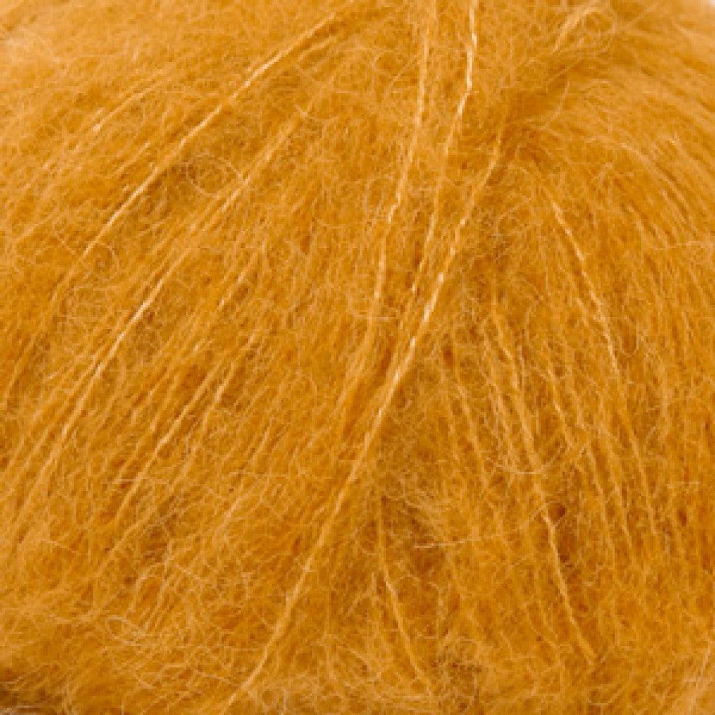 Brushed Alpaca Silk Uni - 19 Curry - HobbyHimmelen