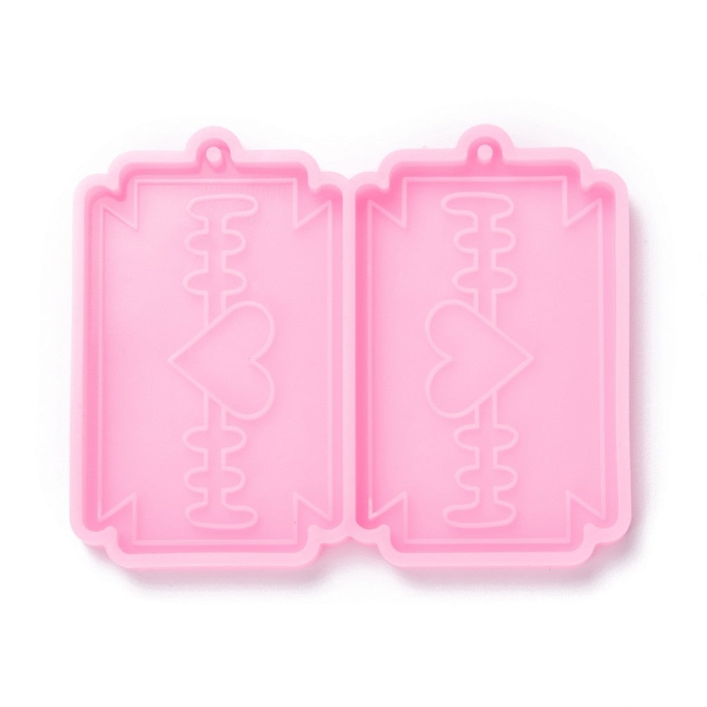 Silikonform 49x31mm - Anheng Barberblad