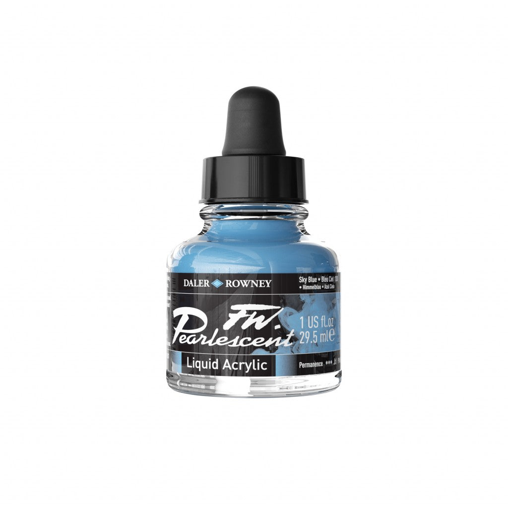 Daler Rowney - FW Pearlescent Ink 29,5ml - 130 Sky Blue