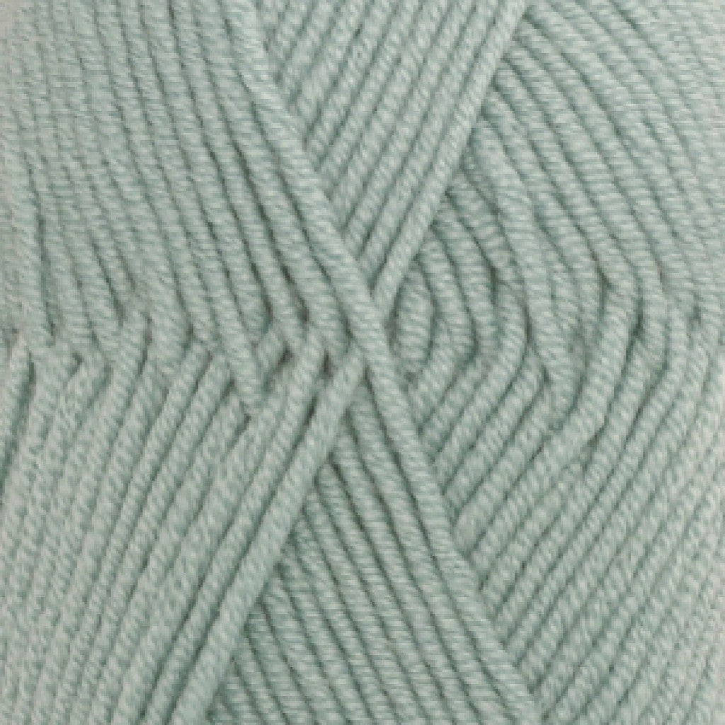 Merino Extra Fine Uni - 15 Lys Grågrønn