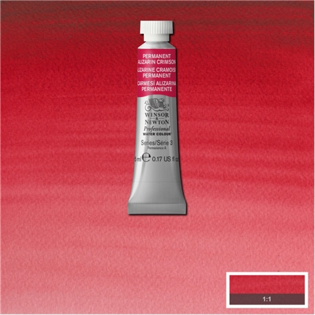 W&N - Artists Water Colour 5ml - 466 Permanent Alizarin Crimson