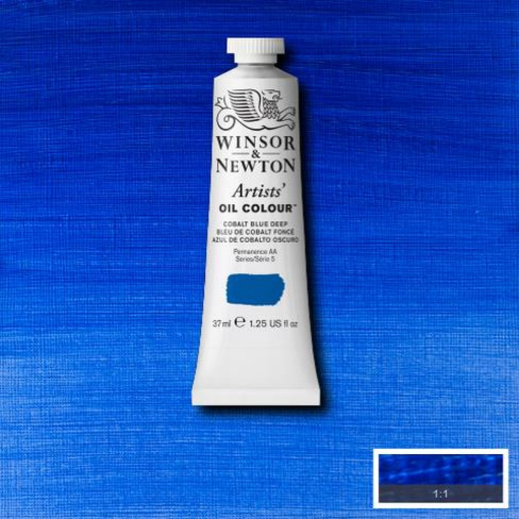 W&N - Artists Oil 37ml - 180 Cobalt Blue Deep