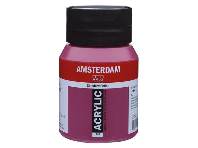 Amsterdam Standard 500ml - 567 Permanent Red Violet - HobbyHimmelen