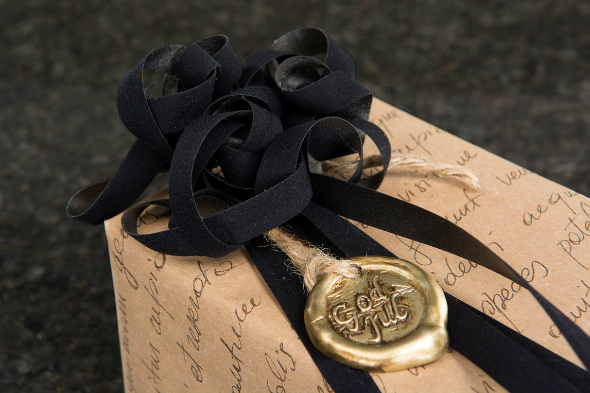 Juledekor i Polymer, 4cm - God Jul Segl