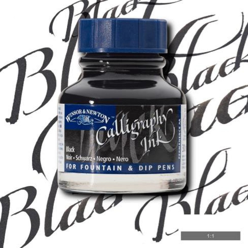 W&N Calligraphy Ink 30ml - 030 Black