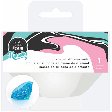 Color Pour Resin Mold-Large Diamond - HobbyHimmelen
