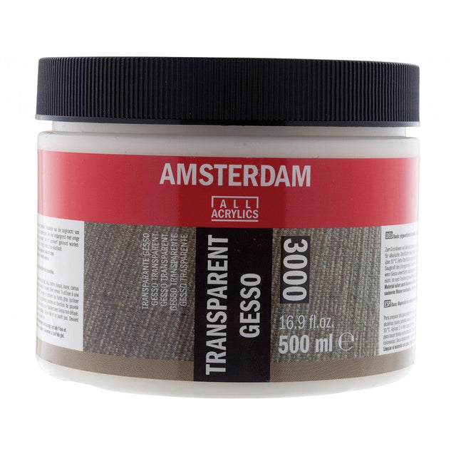 Amsterdam Gesso Transparent 3000 - 500ml - HobbyHimmelen