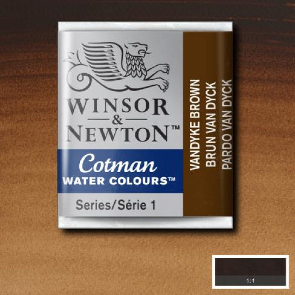 W&N - Cotman Water Colour HP - 676 Vandyke Brown
