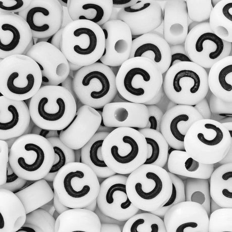 Bokstavperler 50stk. C - HobbyHimmelen