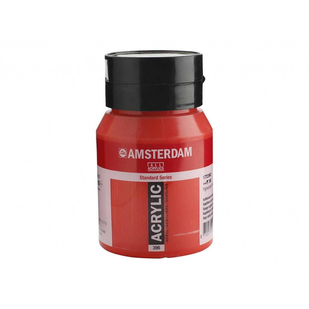 Amsterdam Standard 500ml - 396 napthol Red Medium - HobbyHimmelen