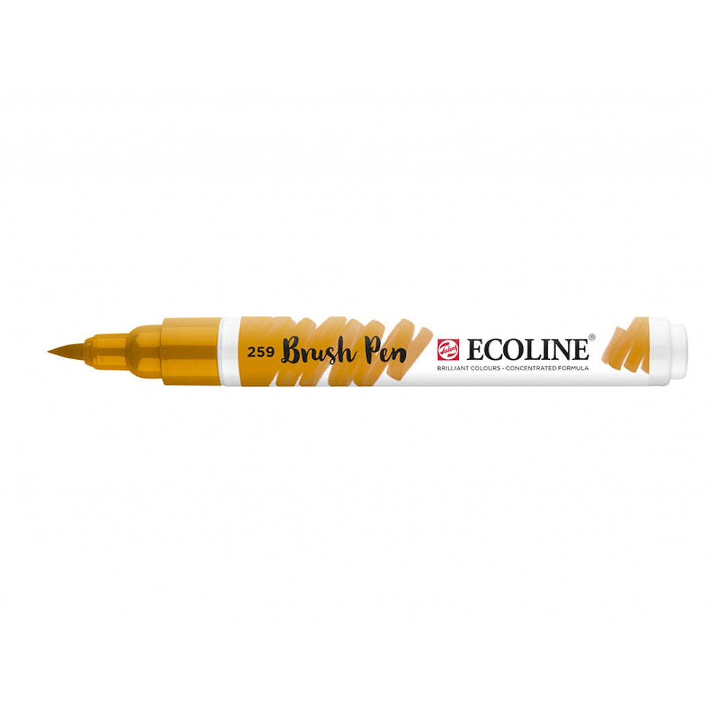 Talens Ecoline Brush Pen - 259 Sand Yellow