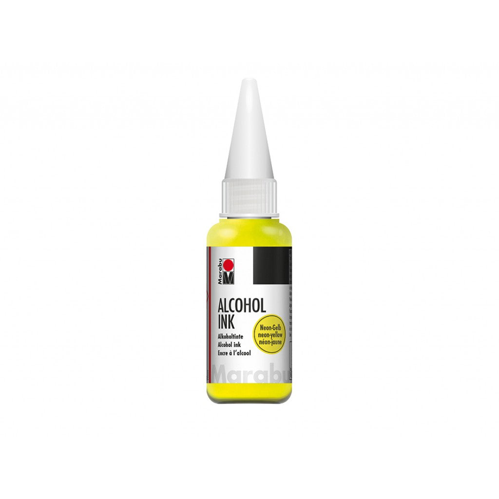 Marabu Alcohol Ink 20ml - 321 Neon Yellow