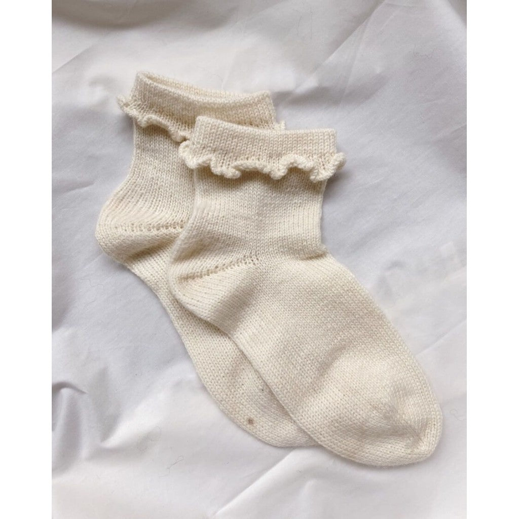 Mønster PetiteKnit - Ruffle Socks