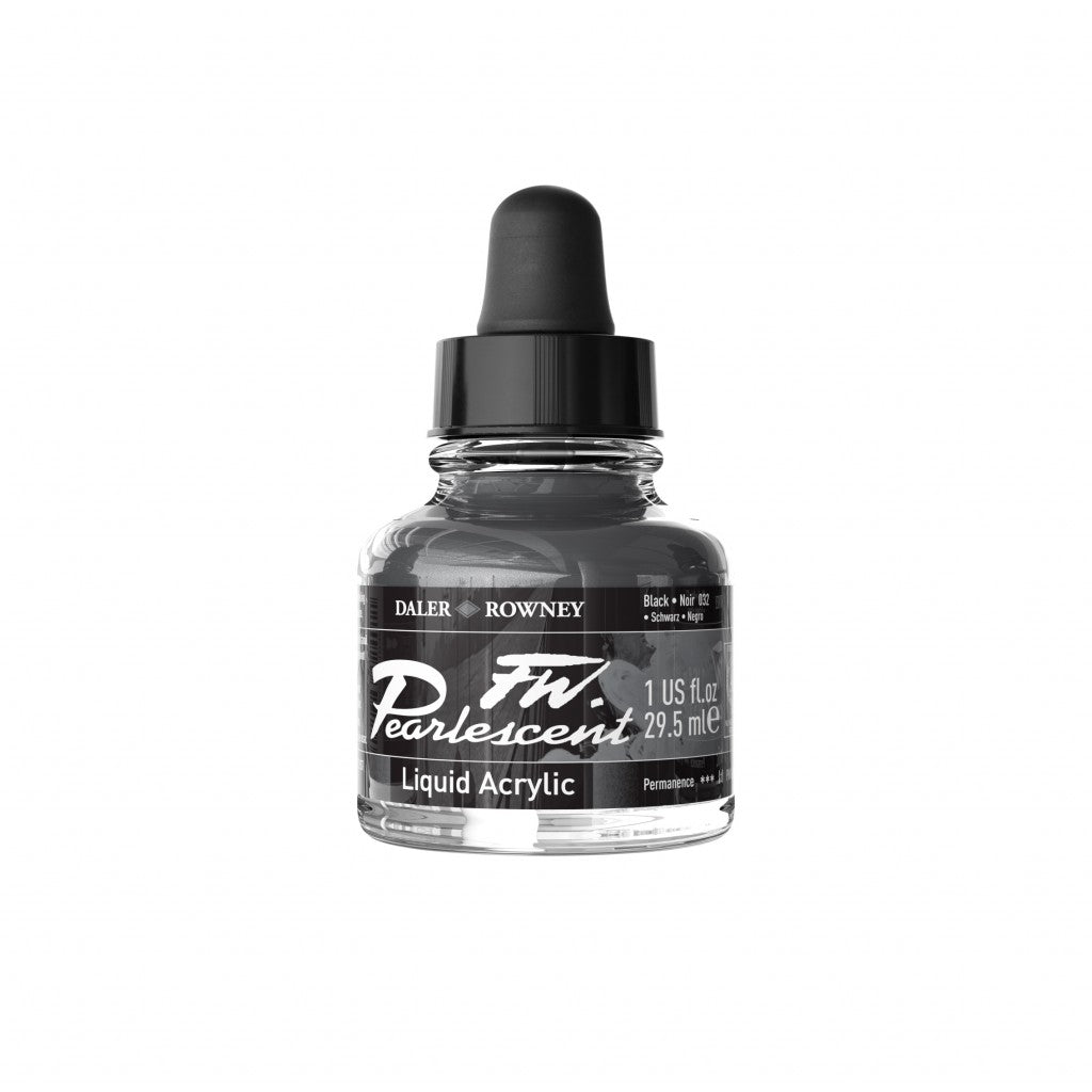Daler Rowney - FW Pearlescent Ink 29,5ml - 032 Black